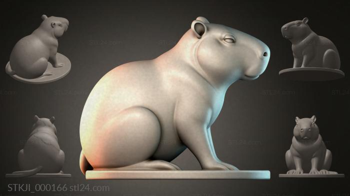 Фигурки животных (STKJI_000166) 3D модель для ЧПУ станка