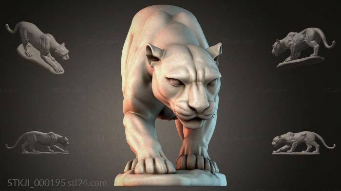 Фигурки животных (STKJI_000195) 3D модель для ЧПУ станка