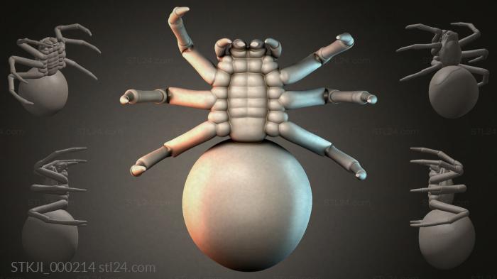 Фигурки животных (STKJI_000214) 3D модель для ЧПУ станка