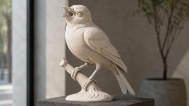 Animal figurines Bird sculpture 3d model