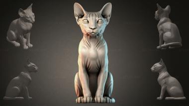 Animal figurines STEPPE CAT 3d model