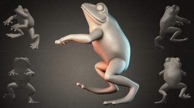 Animal figurines Frog 3D model 3d model
