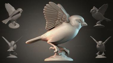 Animal figurines Bird figurine 3d model