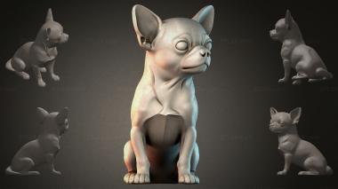 Animal figurines 3D model of Chihuahua 3d model