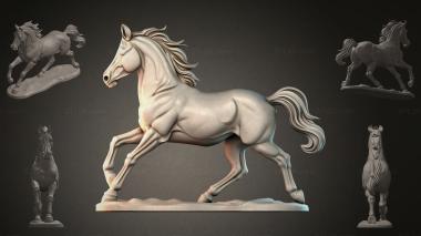 Animal figurines Horse sculpture 3d model