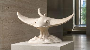 Animal figurines Stingray sculpture 3d model
