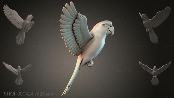 Фигурки животных (STKJI_000424) 3D модель для ЧПУ станка