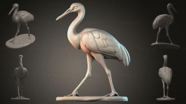 Animal figurines (Flamingo figurine, STKJI_000432) 3D models for cnc