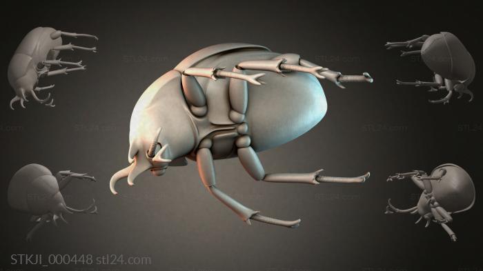 Фигурки животных (STKJI_000448) 3D модель для ЧПУ станка