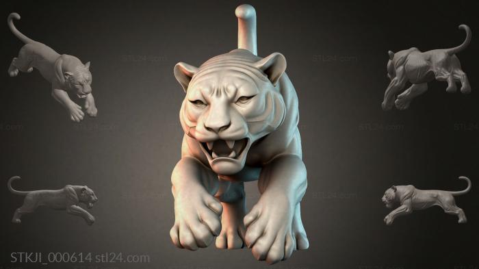 Фигурки животных (STKJI_000614) 3D модель для ЧПУ станка