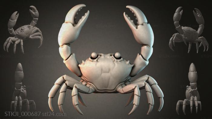 Фигурки животных (STKJI_000687) 3D модель для ЧПУ станка