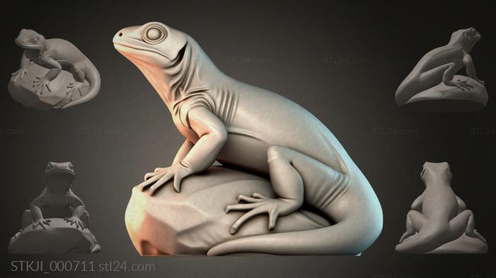 Фигурки животных (STKJI_000711) 3D модель для ЧПУ станка