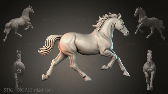 Фигурки животных (STKJI_000753) 3D модель для ЧПУ станка