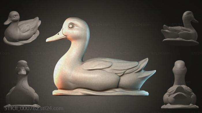 Фигурки животных (STKJI_000762) 3D модель для ЧПУ станка