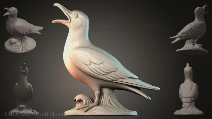 Фигурки животных (STKJI_000765) 3D модель для ЧПУ станка