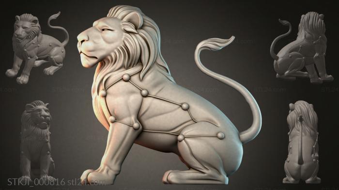 Фигурки животных (STKJI_000816) 3D модель для ЧПУ станка