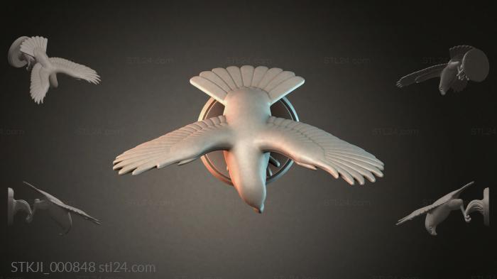 Фигурки животных (STKJI_000848) 3D модель для ЧПУ станка