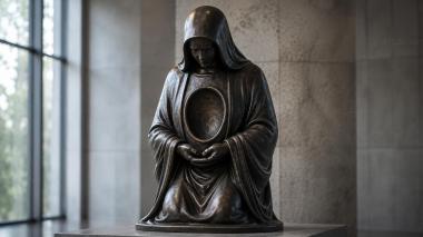 Animal figurines Sculpture of the Virgin Mary 3d model