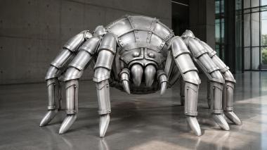 Animal figurines Mechanical Spider 3d model