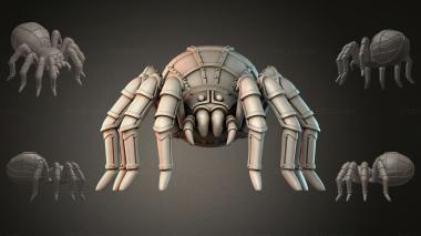 Animal figurines (Mechanical Spider, STKJI_000878) 3D models for cnc