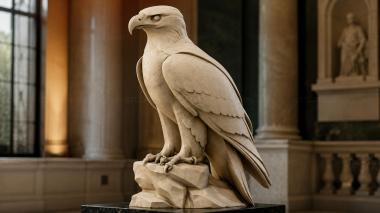 Animal figurines Eagle sculpture 3d model