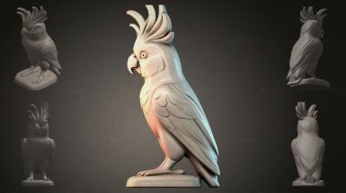 Animal figurines Cockatoo figurine 3d model