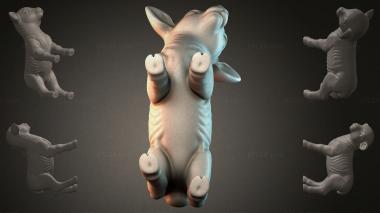 Animal figurines Puppy figurine 3d model