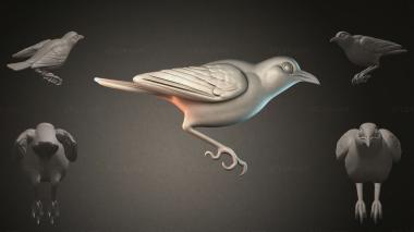 Animal figurines Decorative bird figurine 3d model