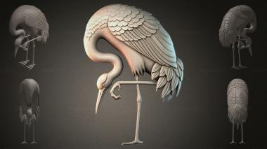 Animal figurines Flamingo figurine 3d model