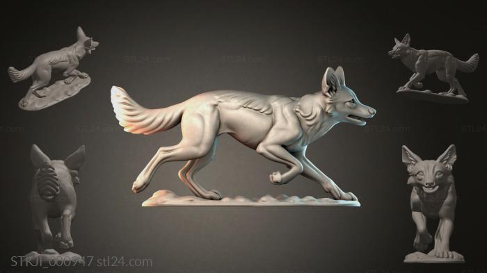 Фигурки животных (STKJI_000947) 3D модель для ЧПУ станка