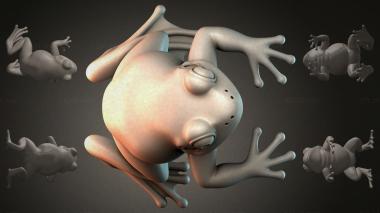 Animal figurines Frog 3D model 3d model