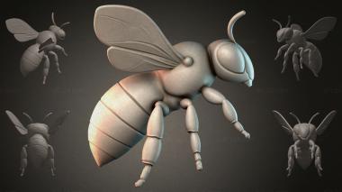 Animal figurines 3D model of a bee 3d model