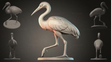 Animal figurines Flamingo figurine 3d model