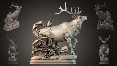 Animal figurines (STKJI_001842) 3D models for cnc
