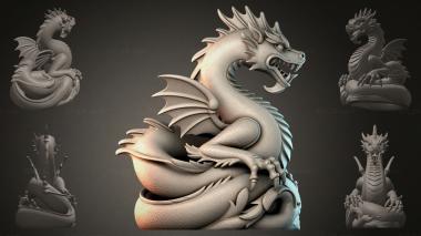 Animal figurines (STKJI_001848) 3D models for cnc