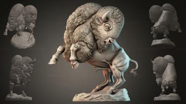Animal figurines (STKJI_002110) 3D models for cnc