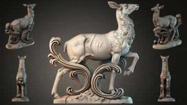 Animal figurines (STKJI_002719) 3D models for cnc