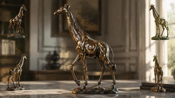 Animal figurines (STKJI_002730) 3D models for cnc