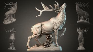 Animal figurines (STKJI_002814) 3D models for cnc