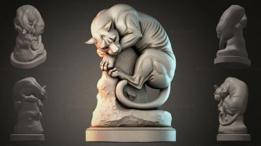Animal figurines (STKJI_004526) 3D models for cnc