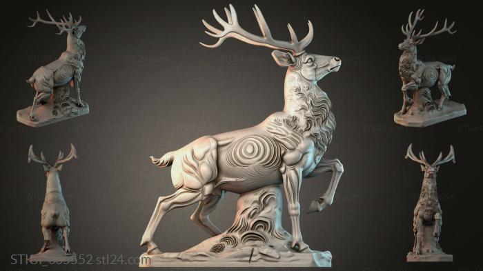 Animal figurines (STKJI_005552) 3D models for cnc