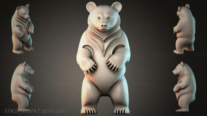 Animal figurines (STKJI_005747) 3D models for cnc