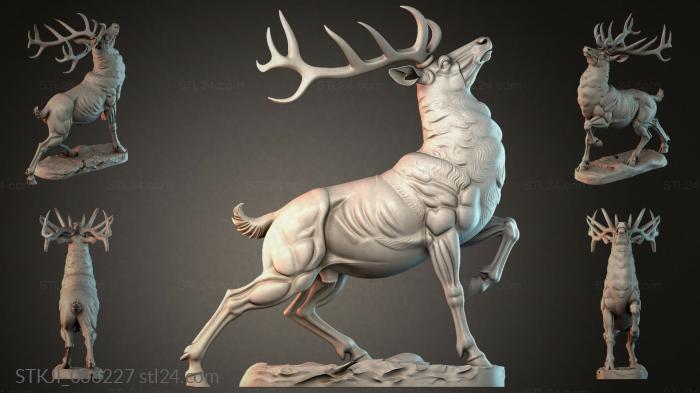 Animal figurines (STKJI_006227) 3D models for cnc