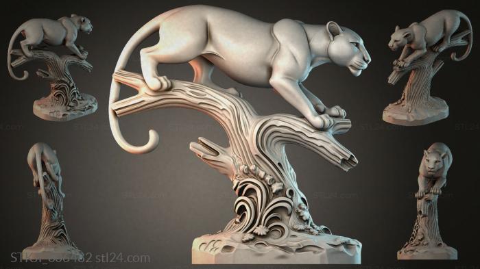 Animal figurines (STKJI_006482) 3D models for cnc