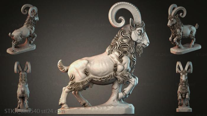 Animal figurines (STKJI_006540) 3D models for cnc