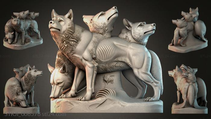 Animal figurines (STKJI_006578) 3D models for cnc