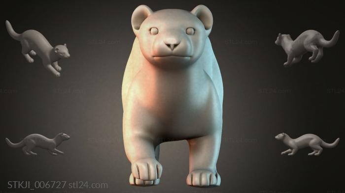 Animal figurines (STKJI_006727) 3D models for cnc