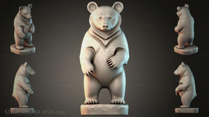 Animal figurines (STKJI_006784) 3D models for cnc