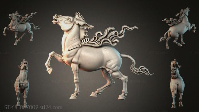 Animal figurines (STKJI_007009) 3D models for cnc