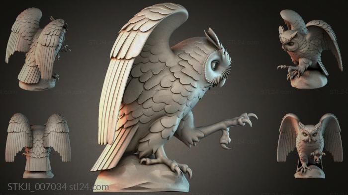 Animal figurines (STKJI_007034) 3D models for cnc